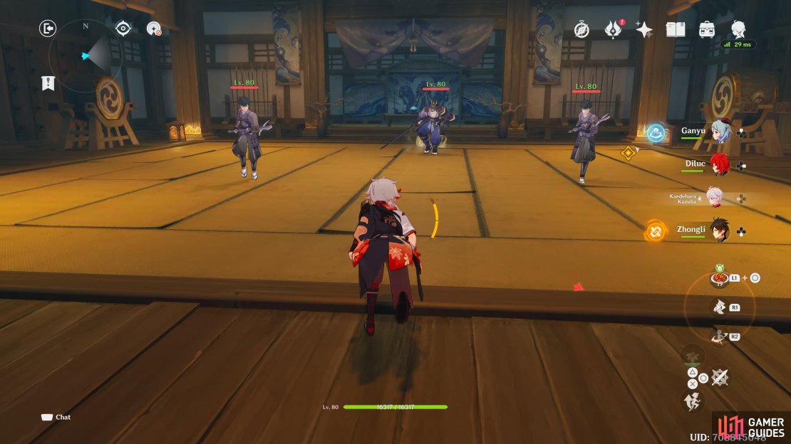 The Yoriki Samurais are the hardest enemies you’ll face in this domain. Try to take them out with the combination of Pyro and Cryo. This’ll result in high Melt damage.