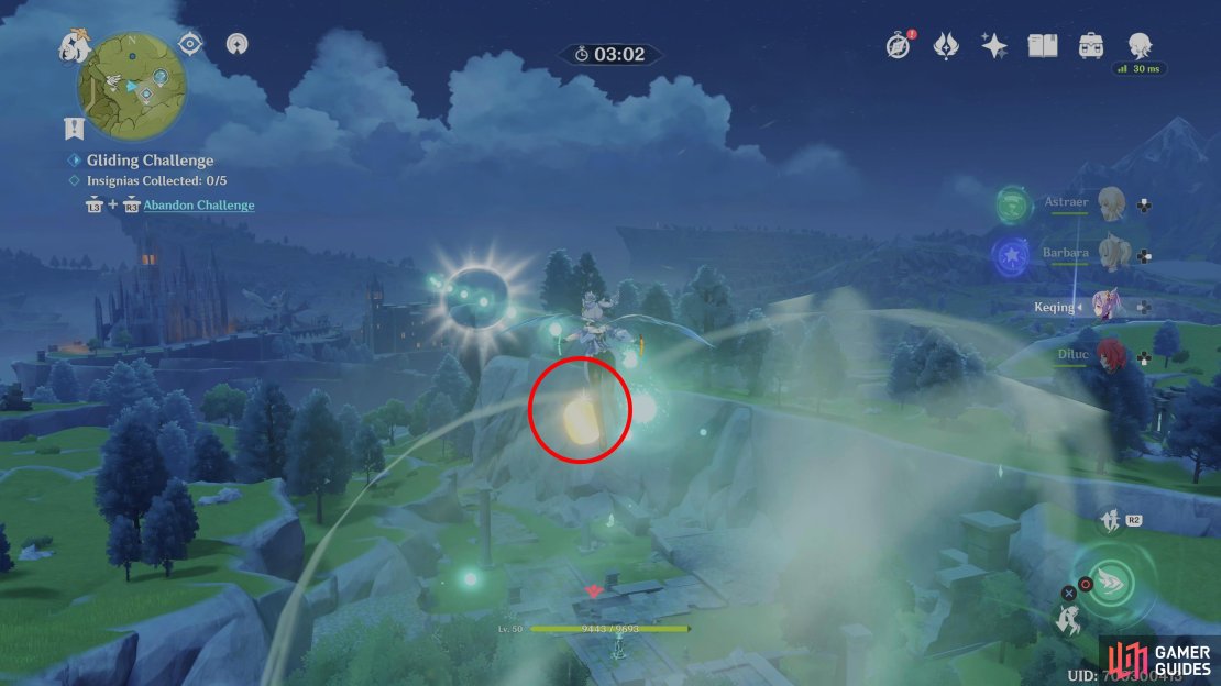 Stay low through the rings for the 1st Insignia