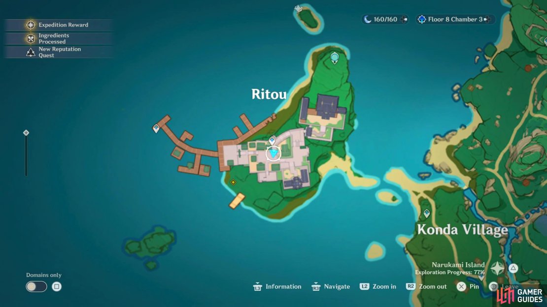 Hiiragi Estate can be found in Ritou.