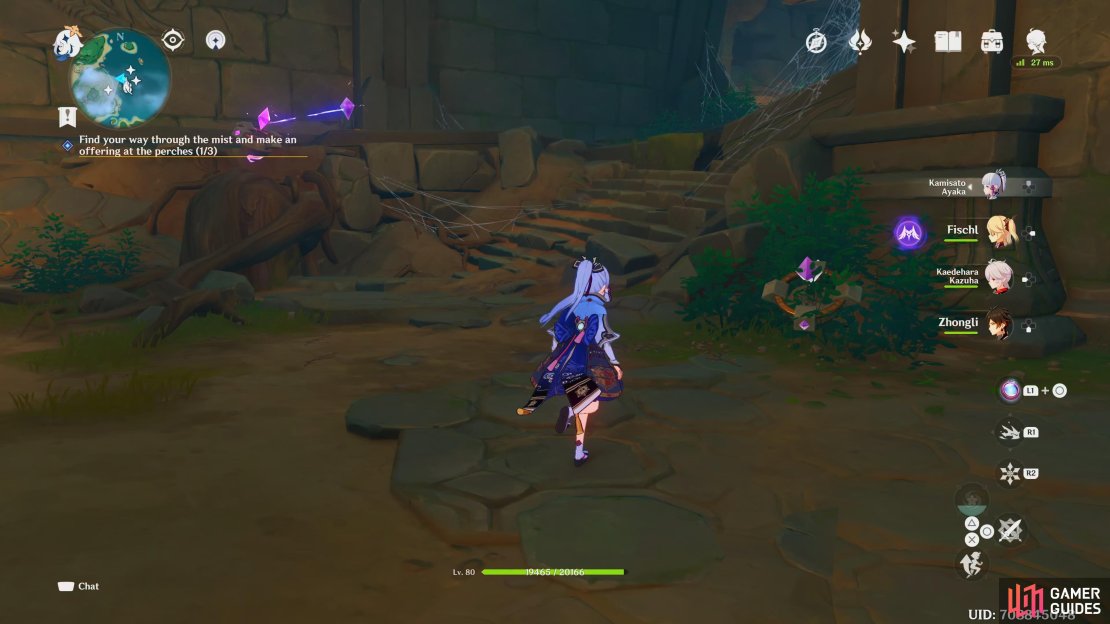 Collect the Relay Stone from the bush