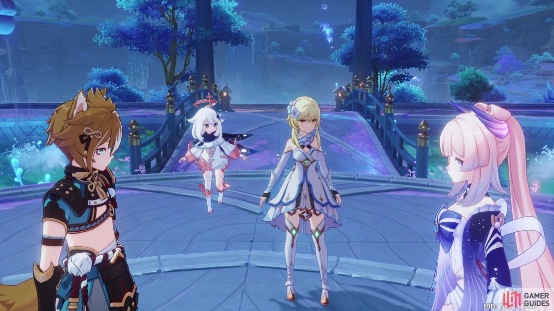 Paimon and the Traveler learn that the Resistance Army have been using a secret Fatui weapon. 