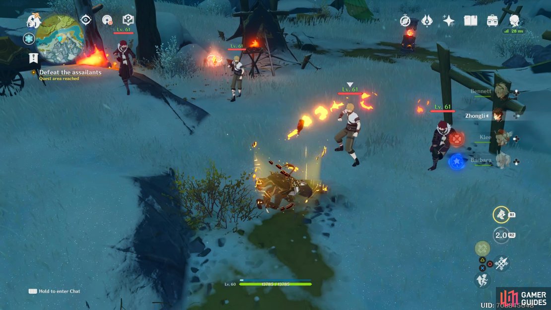 The first group are full of ranged attackers, close the distance and stay on the move to avoid their attacks