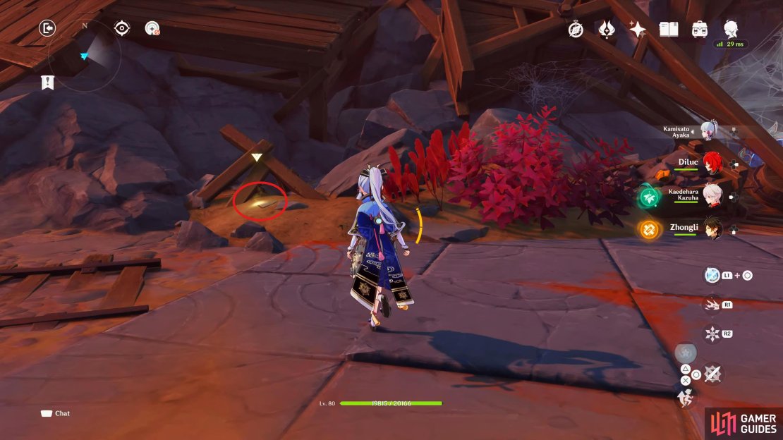 Note of Unknown Origin: III will be in the place that the compass was in.