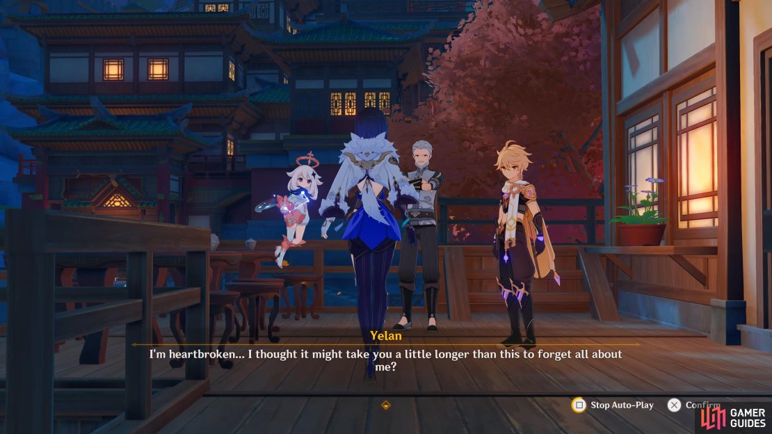 The person who’ll help find the next Tianshu is Yelan.