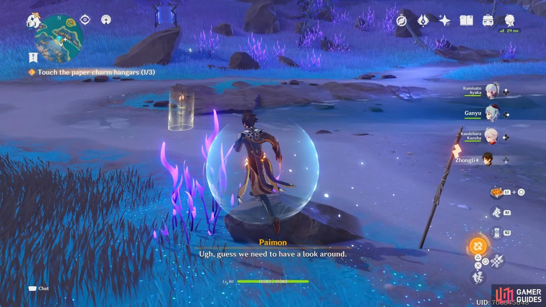 Two of the paper hangars are in front of the teleport waypoint, one in the north