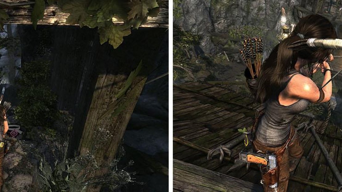Don’t miss the GPS Cache and the brazier above that will help you get salvage.