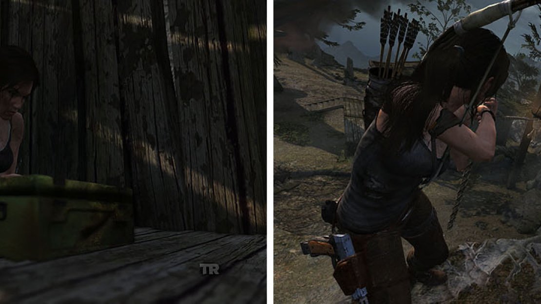 You can rope arrow doors in the village to find items you couldn’t access before.