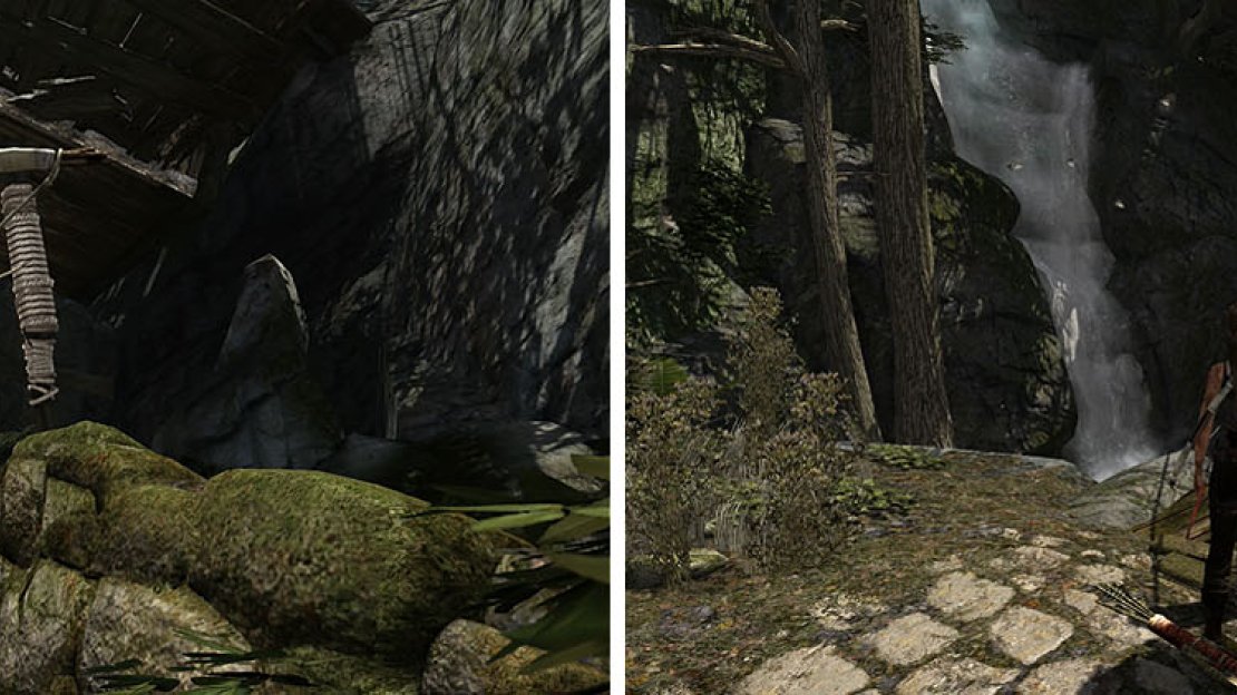 With the Rope Arrows you can now pull objects down or create rope bridges.