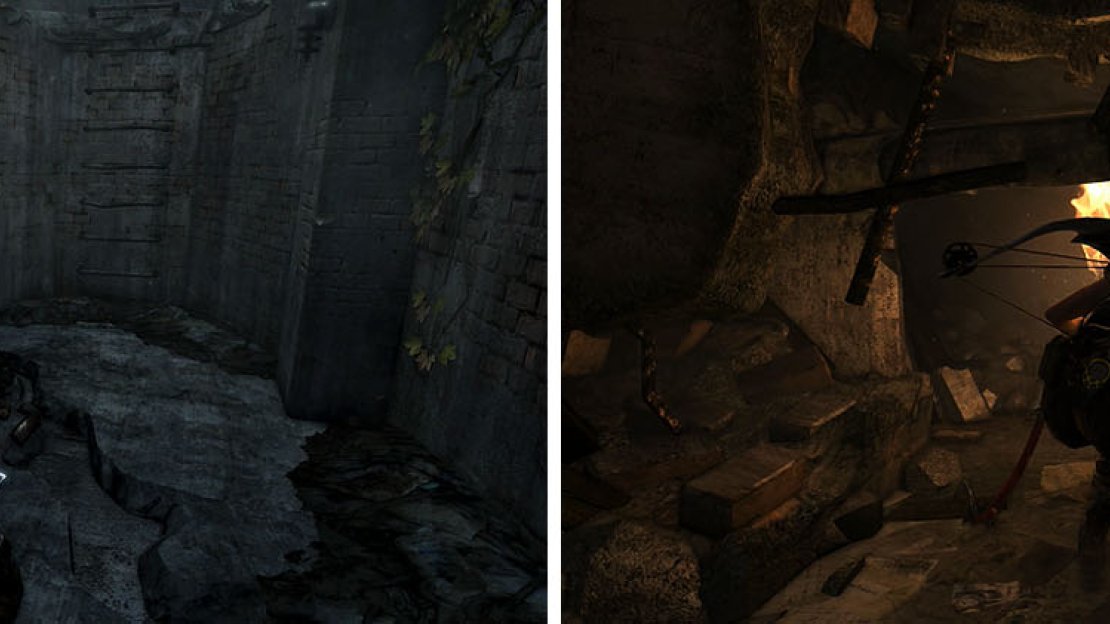 Enter the bunker to collect multiple items and reach the tunnel to the hidden tomb.