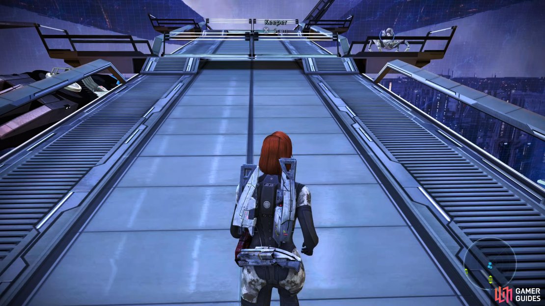 A simple Keeper to find, simply head south from the elevator.