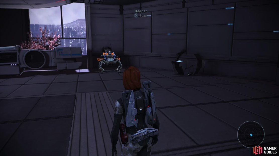 Enter the Lower Wards via C-Sec Academy to find this Keeper.