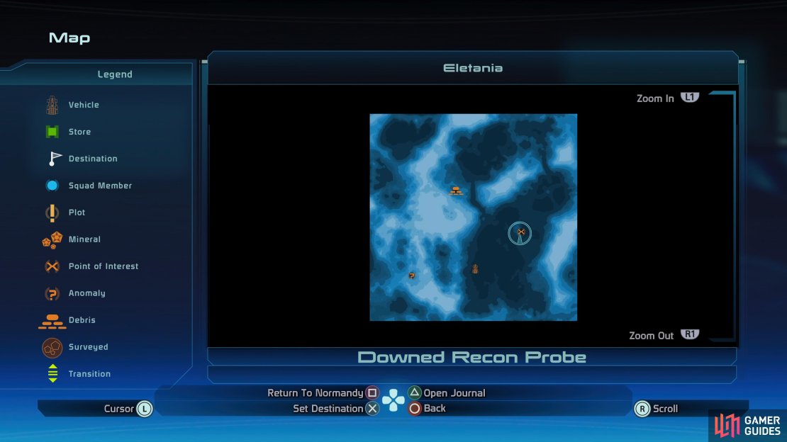 Begin by heading to the probe