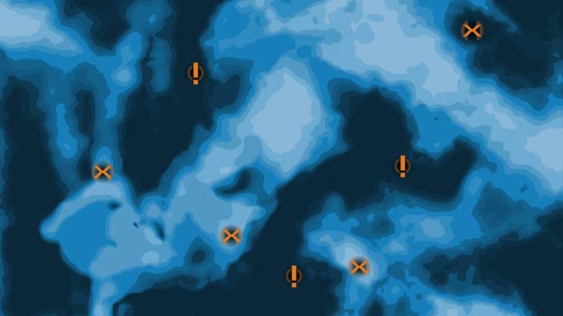 A map of Asteroid X57.