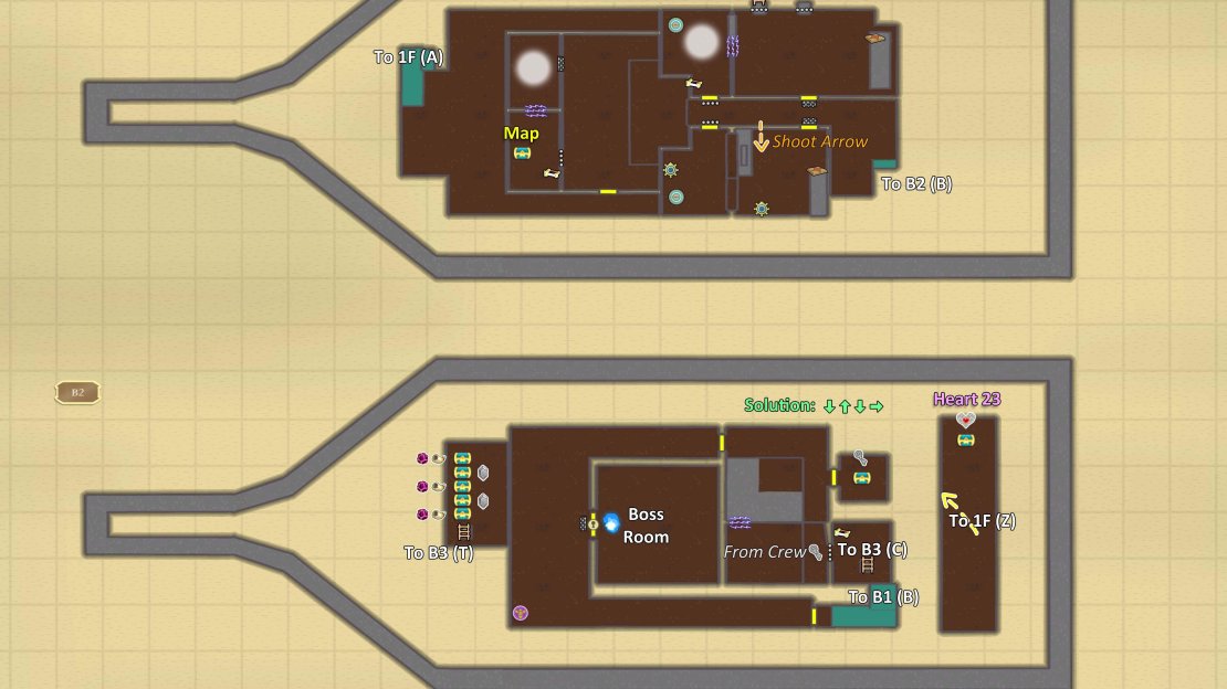 Map of the Sandship.