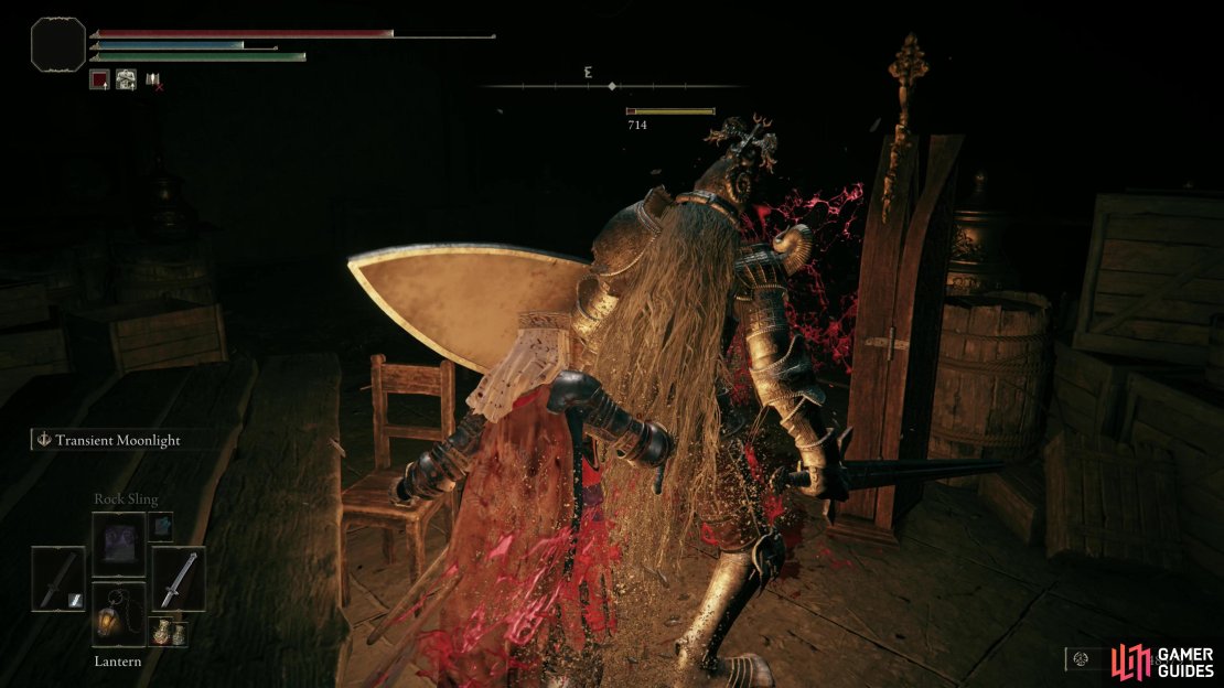 Defeat the Banished Knight - on subsequent visits you can backstab him,