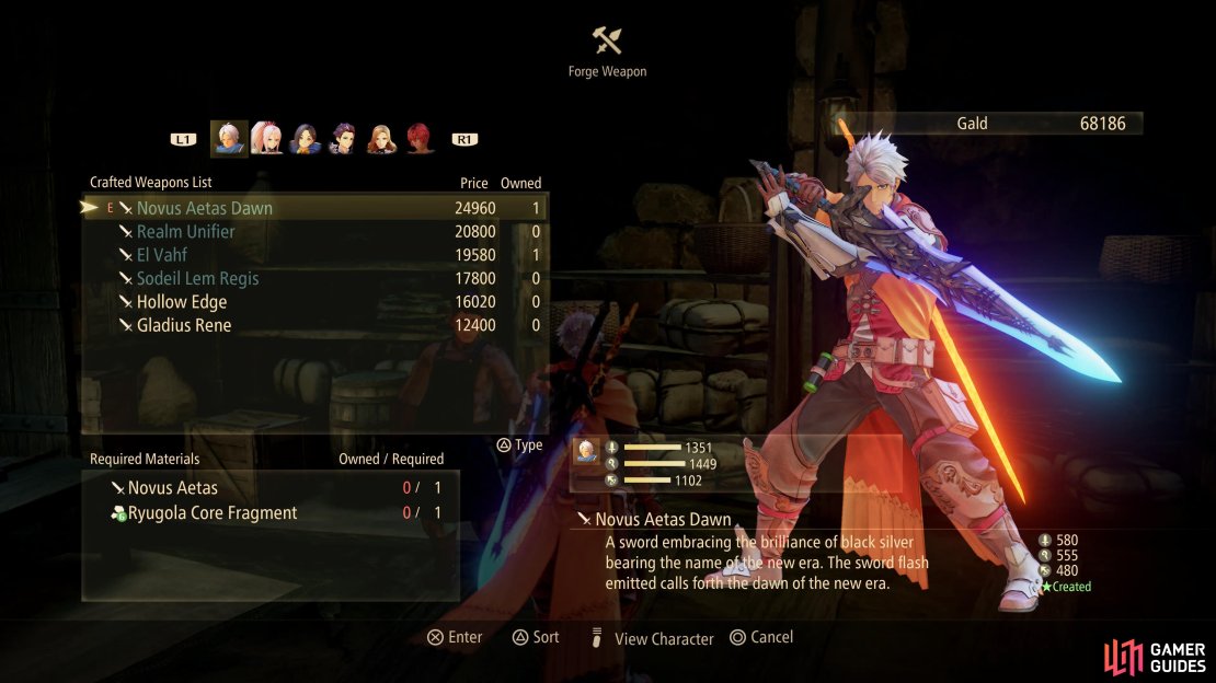 You will need Ryugola Core Fragments to forge the ultimate weapons in Beyond the Dawn.