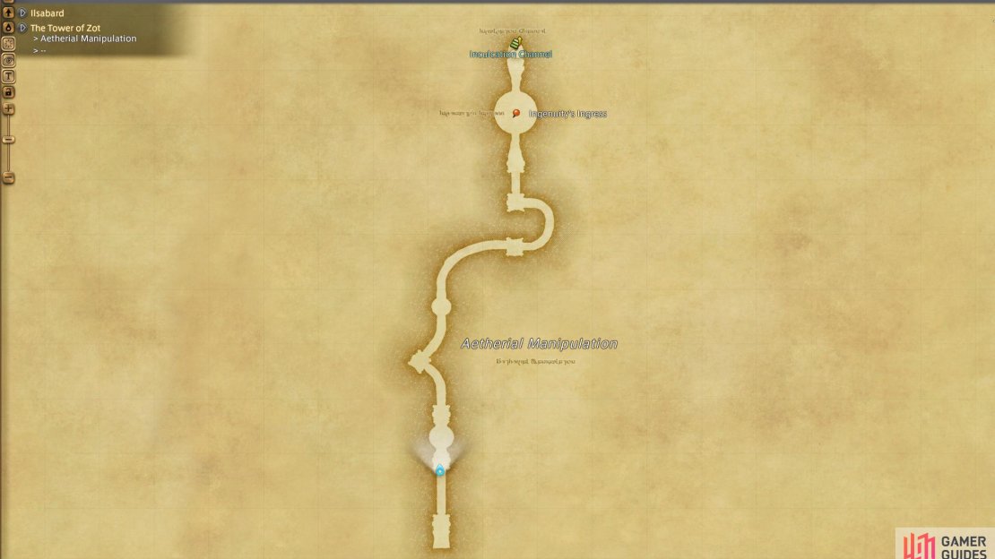 Map 1/3 for Tower of Zot