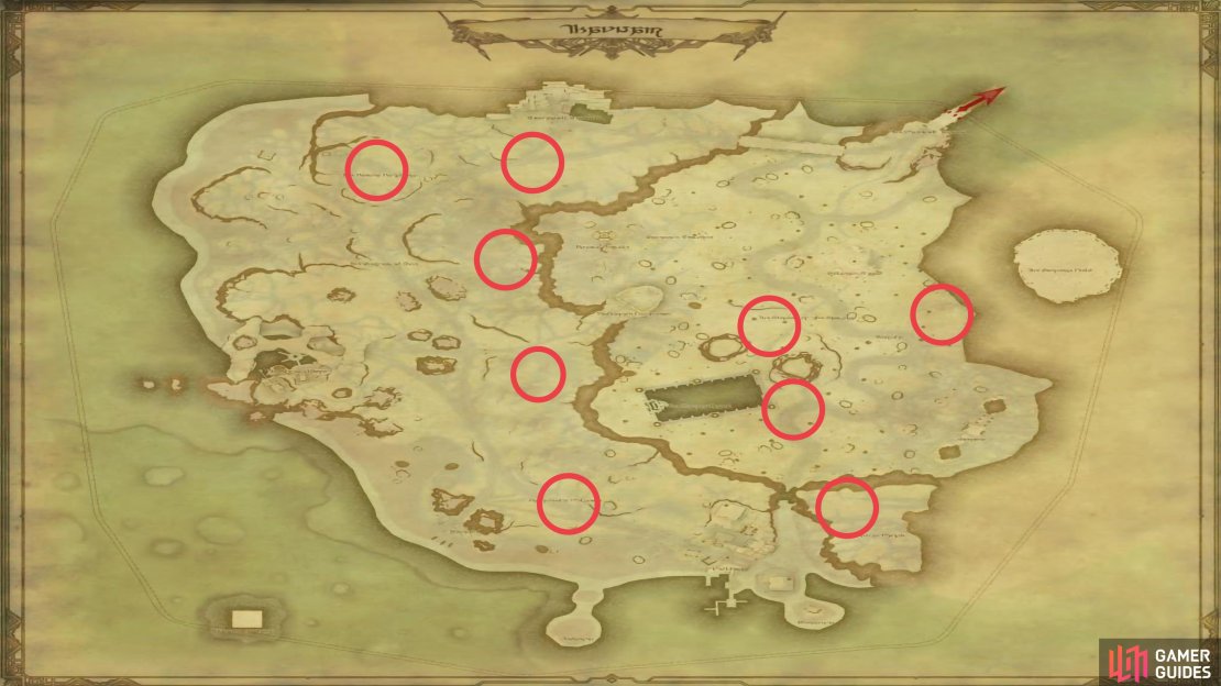 Yilan Spawn Locations.