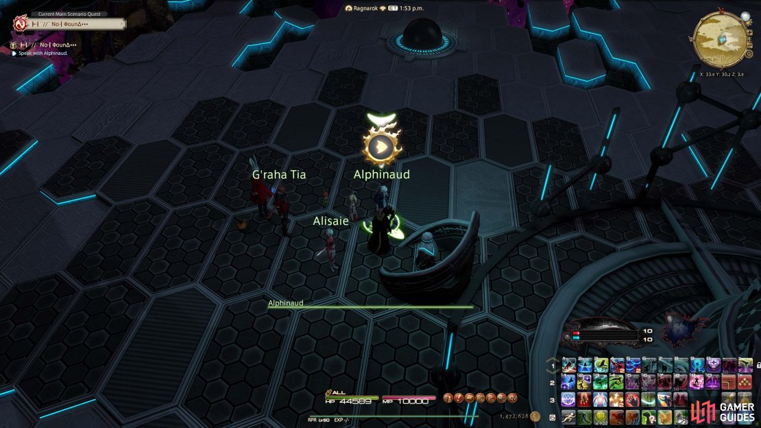 Speak with Alphinaud.