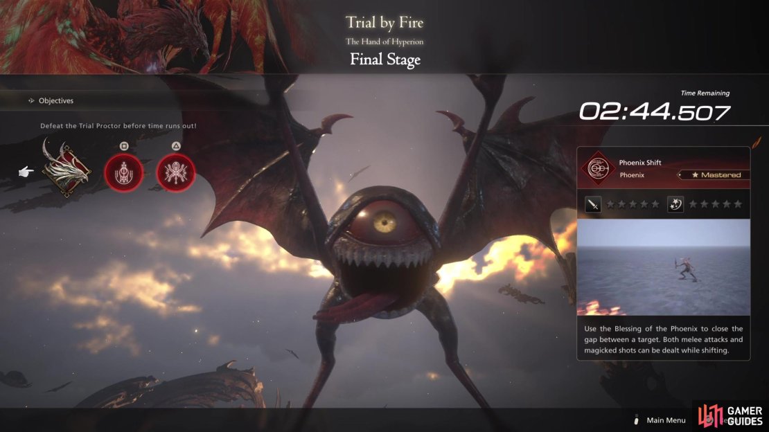 The Final Stage is against a Firebound Plague.