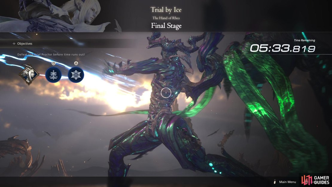 The Final Stage is a boss battle without any time bonuses against the Icebound Necrophobe.