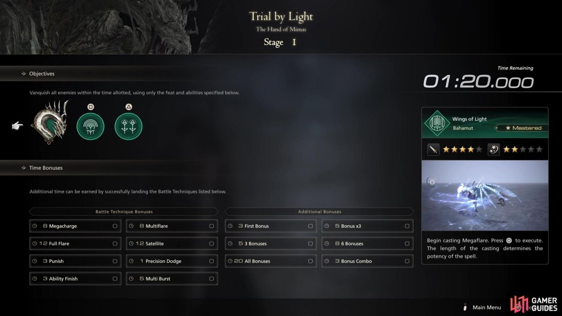 Stage 1 will give you the !Flare Breath and !Satellite abilities.