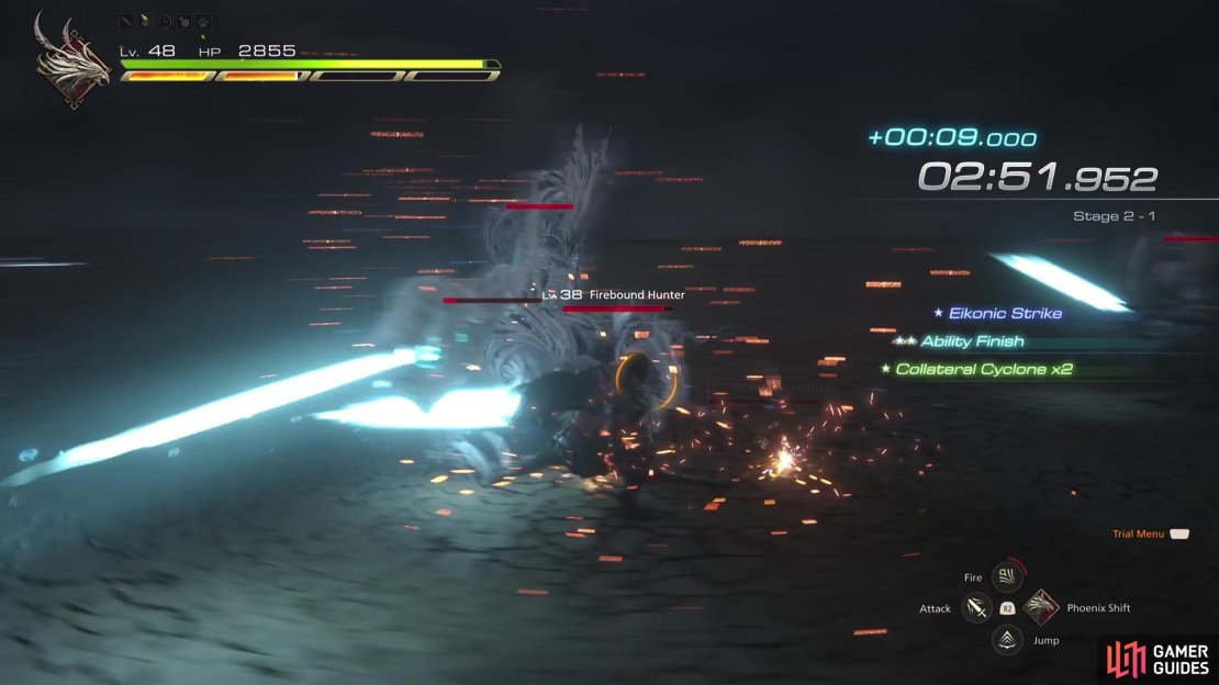 Look to dodge the Guardian’s lunges