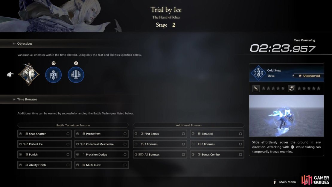 Stage 2 will lose Rime but add Ice Age to your arsenal.