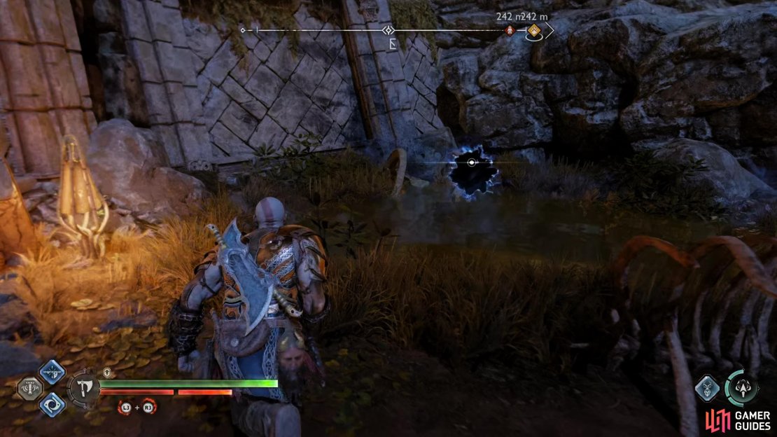 You’ll find this Yggdrasil Rift in the northeastern part of the area.