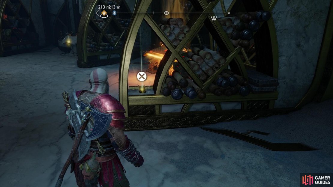 Climb up to the highest ledge in the library inside the Elven Sanctum, then search a shelf to snag the Treasure Map - Forgotten Tower,