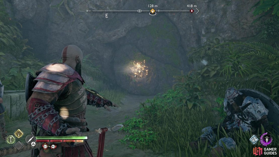 You’ll need to Draupnir Spear to fully explore the Eastern Barri Woods.