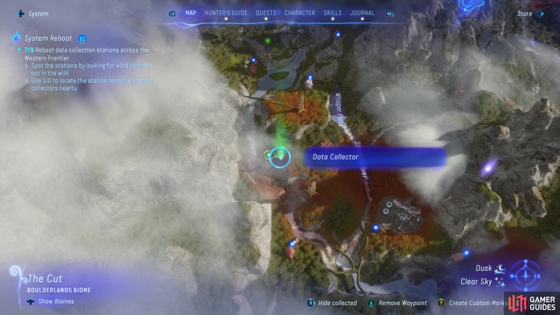 Head to the center of The Cut to find this Data Collector