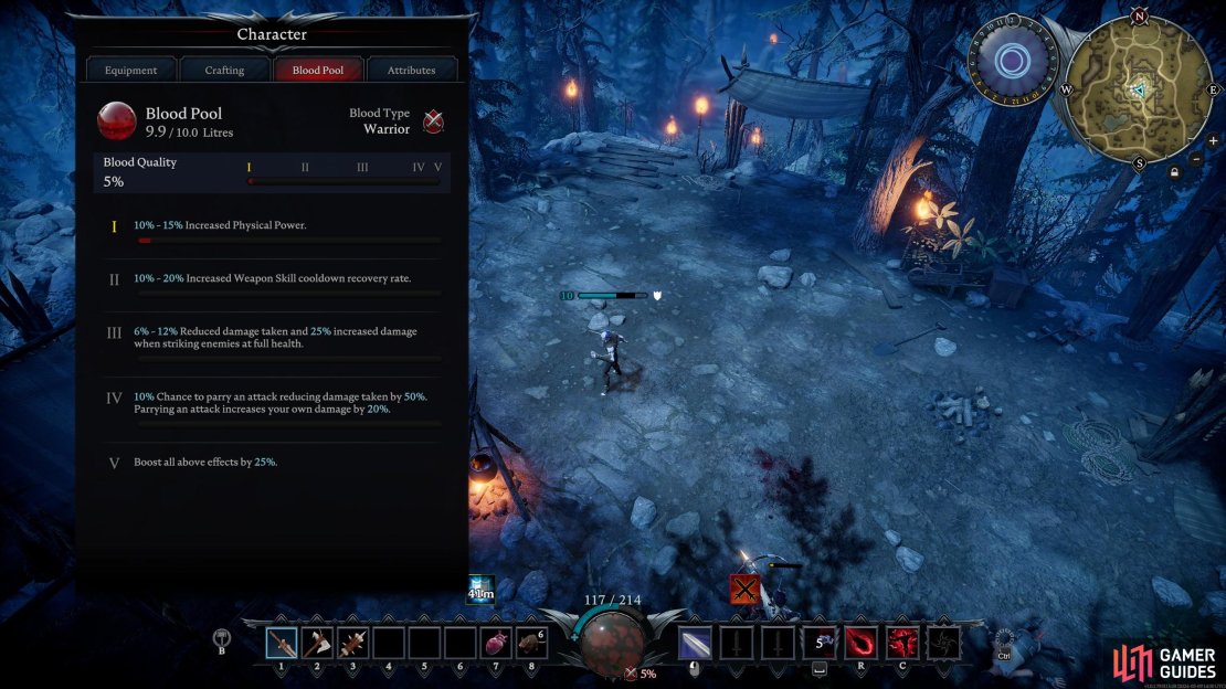 Blood Types are a way of getting buffs to various outdoor content, combat or other features in V-Rising.