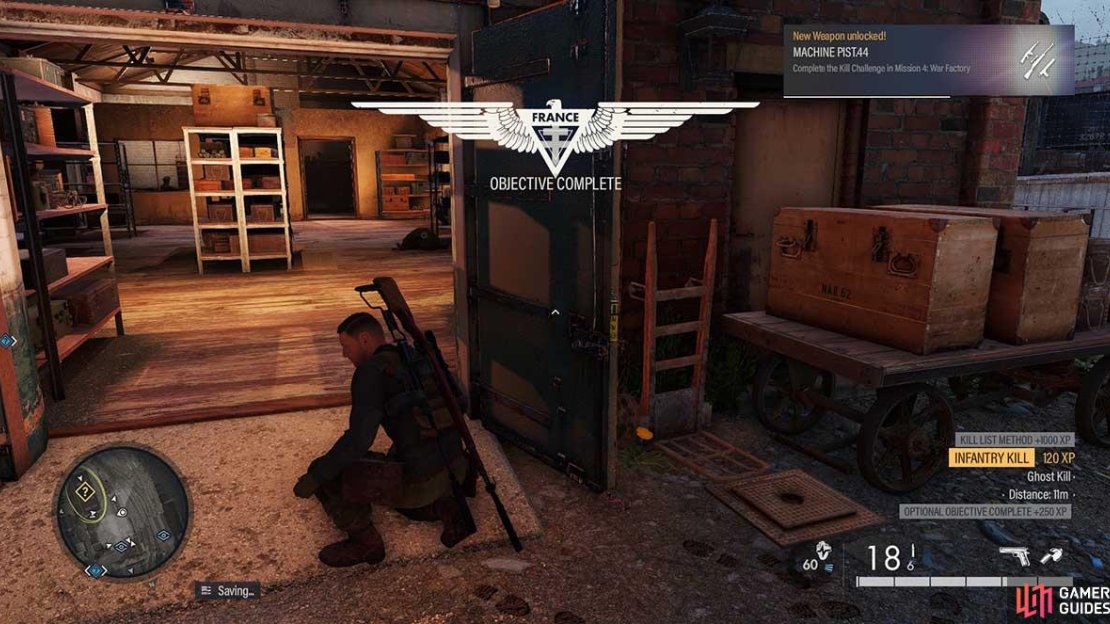 A successful rat bomb kill and the new weapon is unlocked for future use.