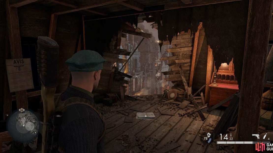 You’ll find the document in the attic.