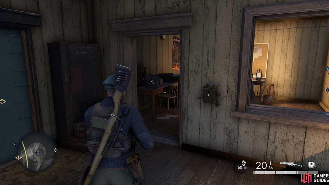 Access the safe by either looting a key from a guard or using a trusty old satchel charge.