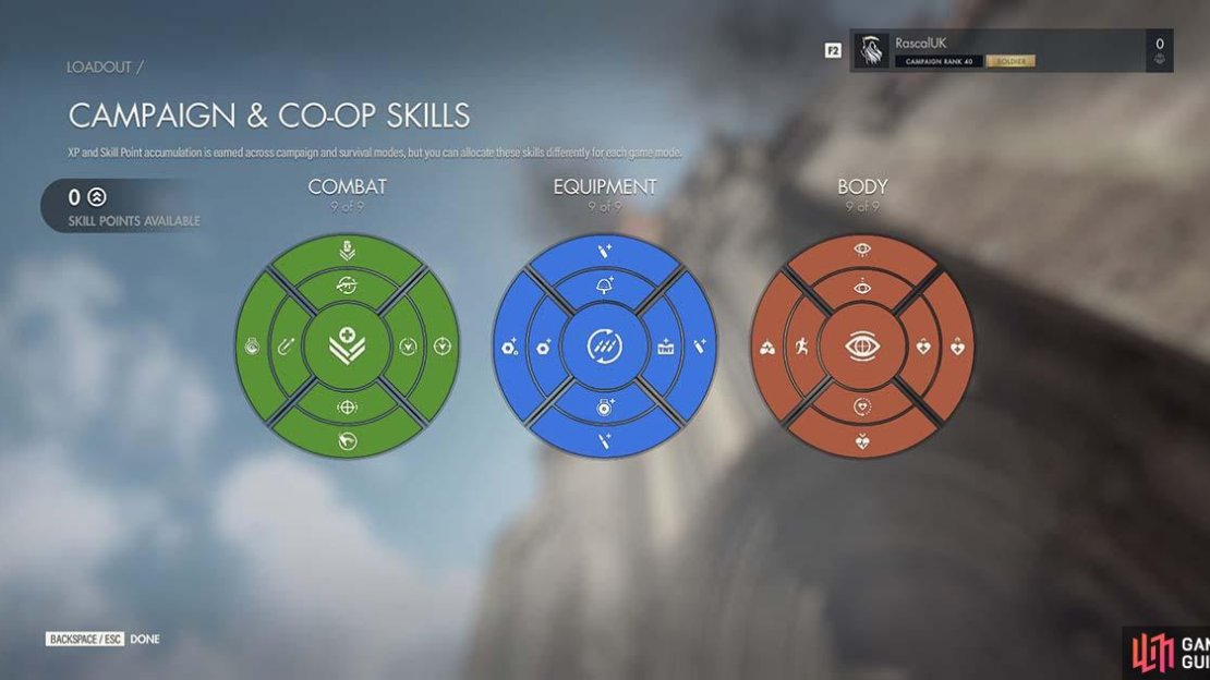 The three circles can be filled out by completing the Campaign mode of Sniper Elite 5.