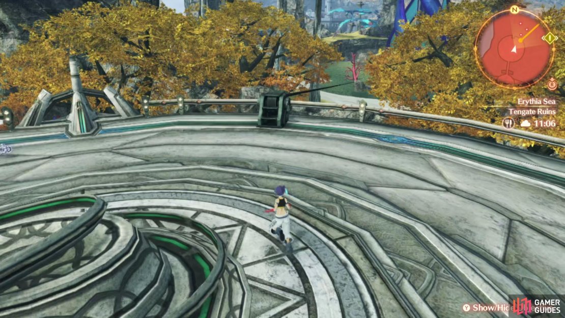 Head to Tengate Ruins and climb to the top to find a zipline
