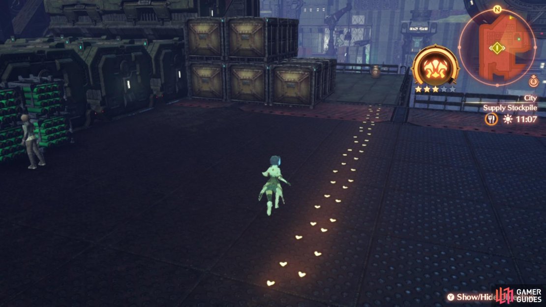 The footprints will lead to a Nopon in the Supply Stockpile who can point you in the way of Ethel.