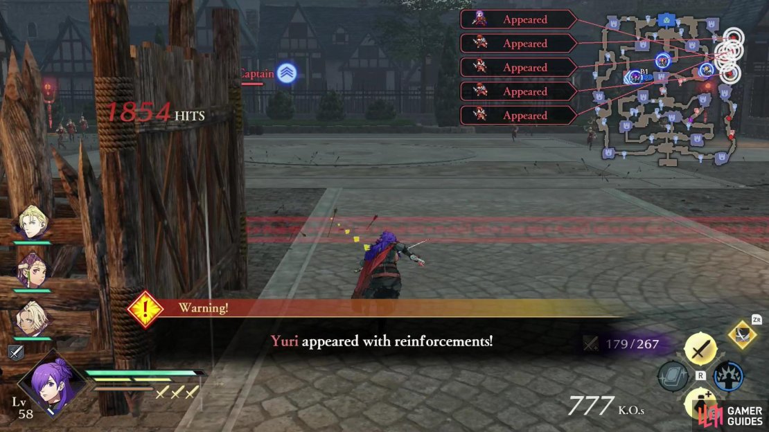 After you rescue Catherine, Yuri will appear along the eastern edge of the map.