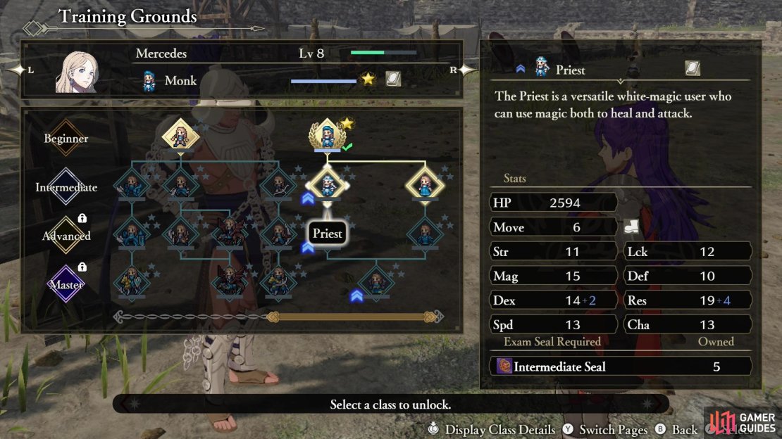 You’ll need to expend Seals to acquire new classes at the Training Grounds.
