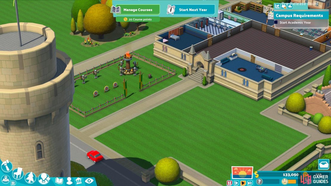 The campus of Noblestead awaits with its fine battlegrounds fit for a king.