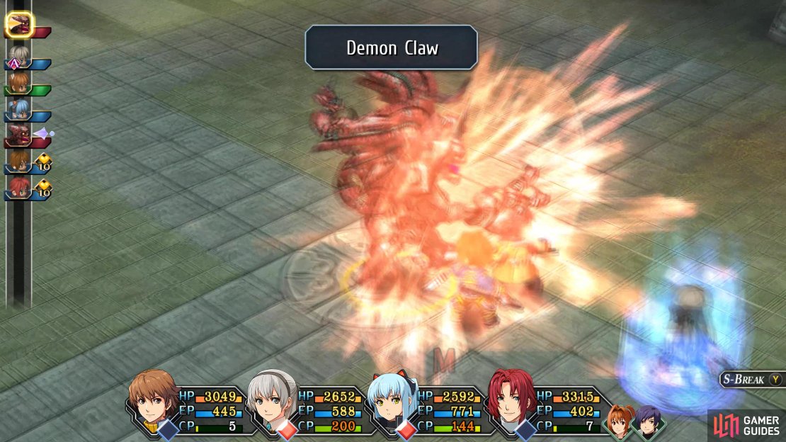 Demon Claw will inflict Seal, Poison, or Mute if you’re not protected against it