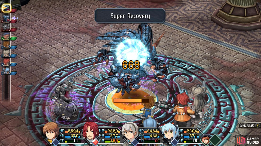 It will use Super Recovery often