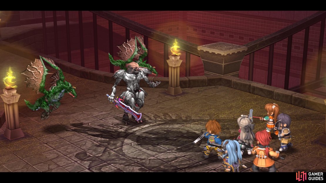 Demon Ernest is a boss in the third stratum of the Sun Fort.