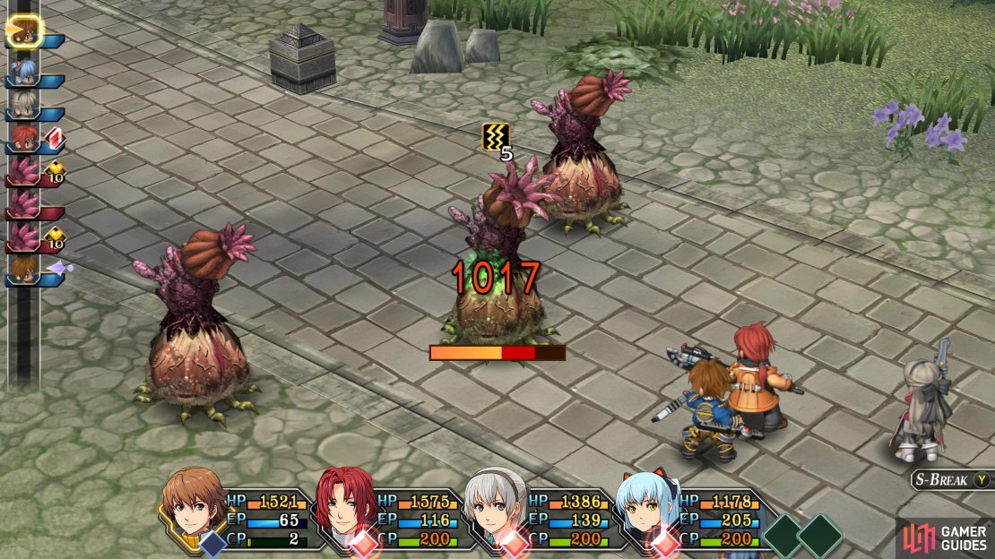 Start the battle with Lloyd’s S-Break on the central Nepenthes if possible