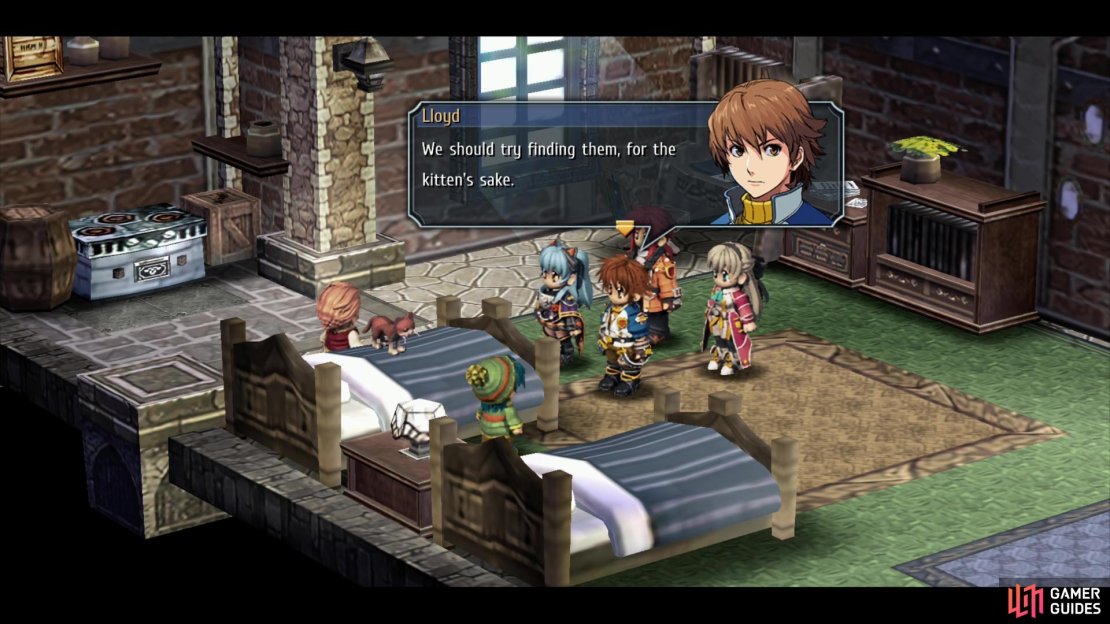 You can start the request “Search for the Kitten’s Owner” by talking to Ryu and Anri at the Bellheim Apartments on West Street.