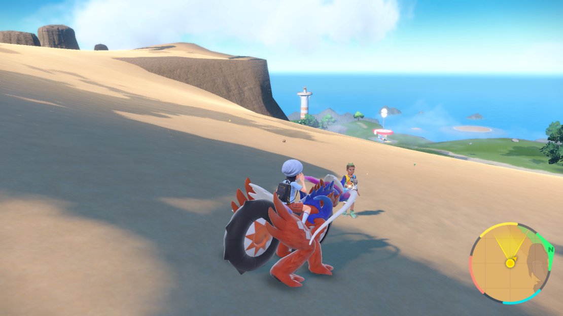 The Asado Desert in Pokemon Scarlet.