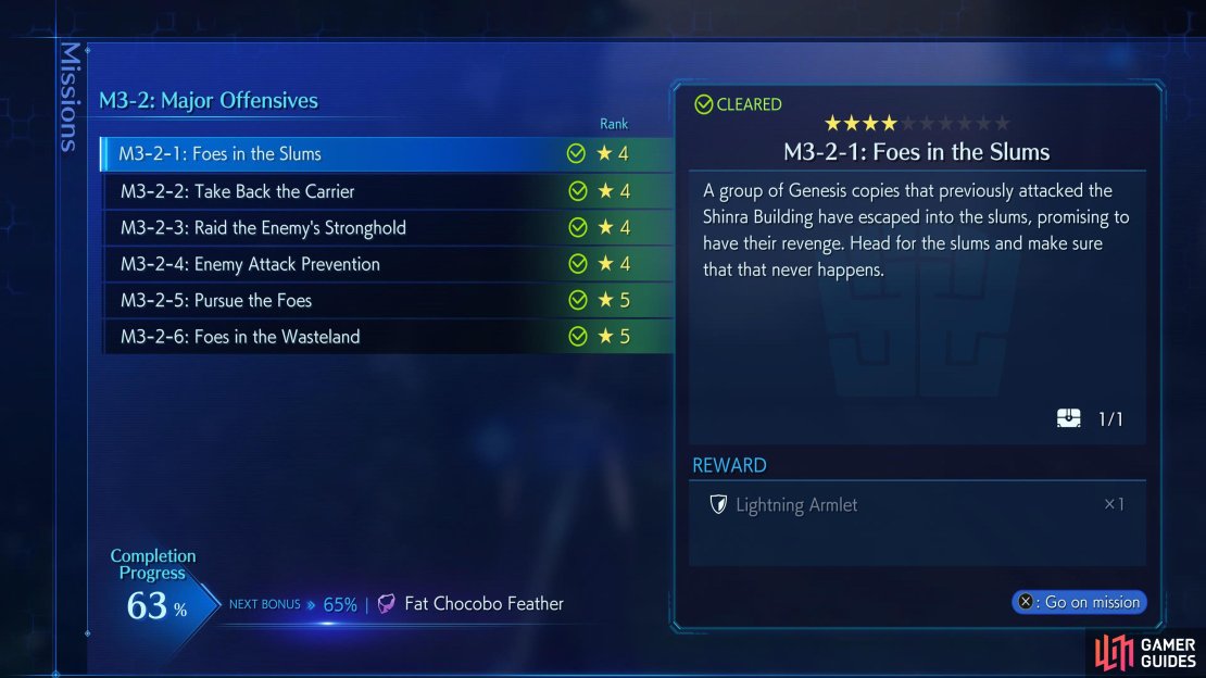 You can start the M3-2 series of missions at the start of Chapter 6.