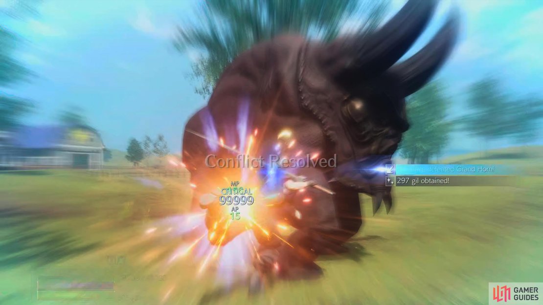 !Costly Punch will ignore the Grand Horn’s defenses and potentially one-shot the monster.
